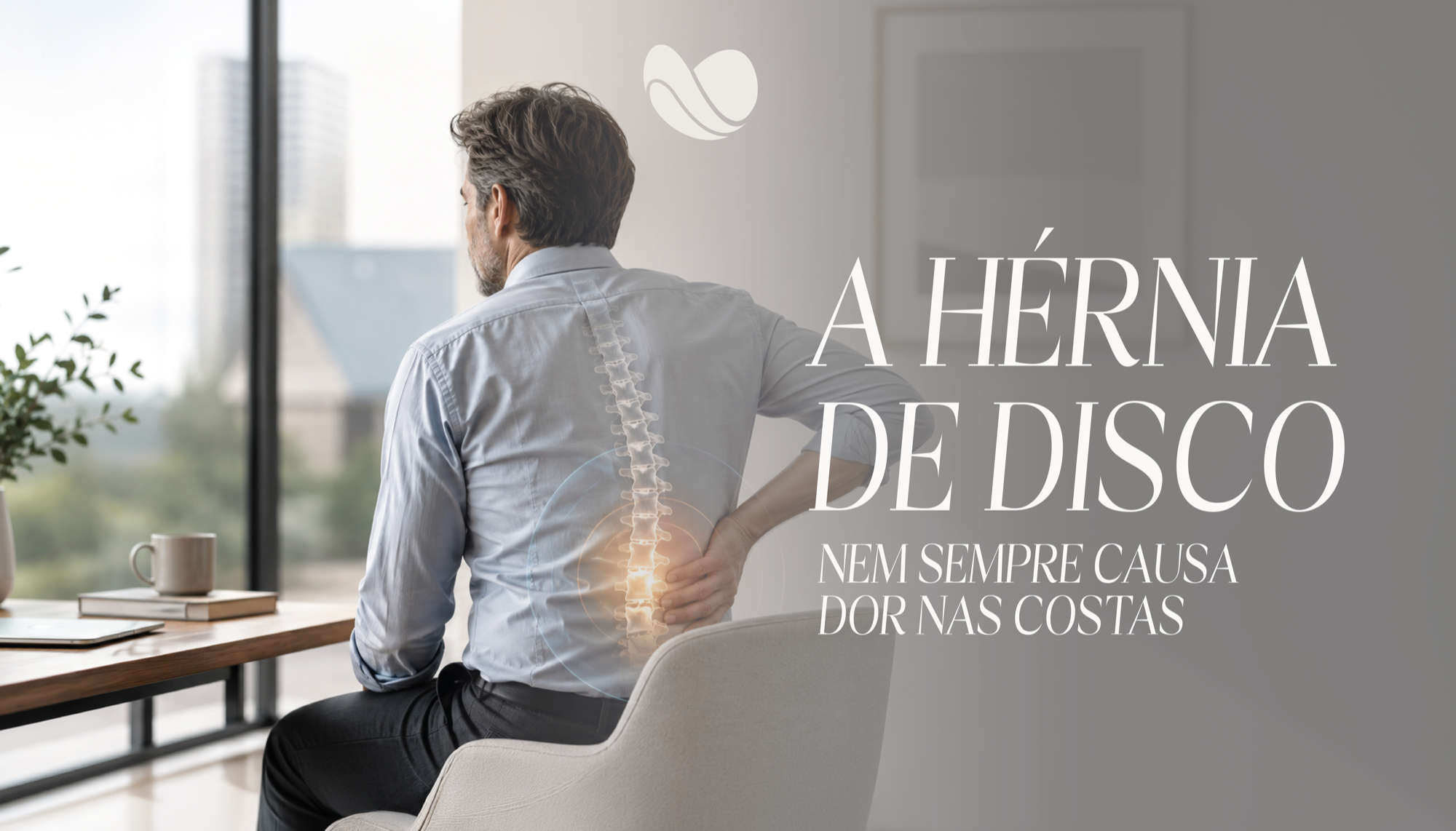 A hérnia de disco nem sempre causa dor nas costas