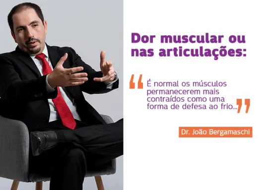 Dor muscular no inverno? Entenda o porquê as dores pioram nos dias mais frios.